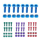 Pack of 16 Replacement Skateboard Truck Hardware Longboard Mounting Screws Bolts