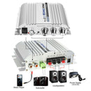 Hongxing 168Ah Car Amplifier Sound Mode Radio Mp3 Speaker Led Hi-Fi 2 Chann