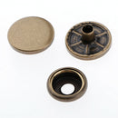 15 Sets Snap Button Rivets Studs with Tools for DIY Garment Accessories 15mm