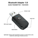Bluetooth 5.0 Transmitter Receiver 3 IN 1 Wireless Audio 3.5mm USB Aux Adapter