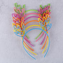 6pc Deer Headband boy girl's crown Hair Hoop Kids Birthday Christmas Elk decorOZ