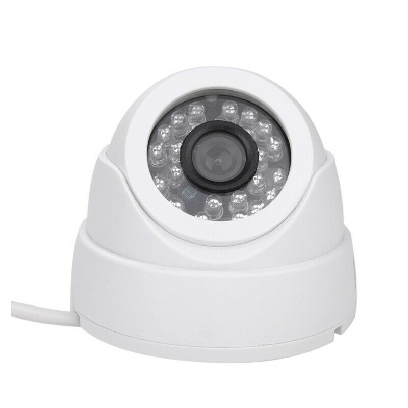 1/3 CCD 1000TVL 24 LED IR Cut Security Indoor Dome CCTV Camera 3.6mm PAL
