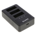 3-Channel USB Battery Charger with LCD Display for  SJ4000 M10 SJ5000