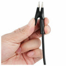 Pair Banana Plug to Alligator Clip Test Lead Crocodile Clip Lab Test Cable  K3G9