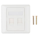 86 Type Computer Socket Panel RJ45 Cable Interface Outlet Wall SocketSEAU
