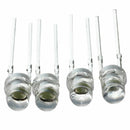 50 Pcs 3mm White Light Discrete LED Bulb Light Luminous Diode M3F7