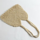 New Hand-Woven Hollowwork Straw Bag Paper Rope Grid Without Lining Woven Be