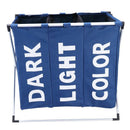Laundry Basket Collapsible Laundry Basket Storage Bag Dark Blue Oxford Hamp