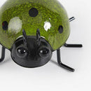 4Pcs/Set Iron Ladybird Wall Hanger Wall Hanging Outdoor Garden Decor Art Crafts