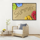 DIY Diamond Painting Kits Beach Summer Letters Full Round Drill Handicrafts