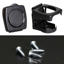 2Pcs Car Folding Drink Holder Boat Vehicle Cup Mugs Stand Hard Plastic Black
