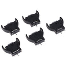 5Pcs Black Plastic CR2032 2032 3V Cell Coin Battery Socket Holder Case ME