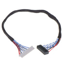 DF14 20Pin 20-20 Signal 8 Bit LCD Screen Driver Board Line LVDS Screen Cable  Gw