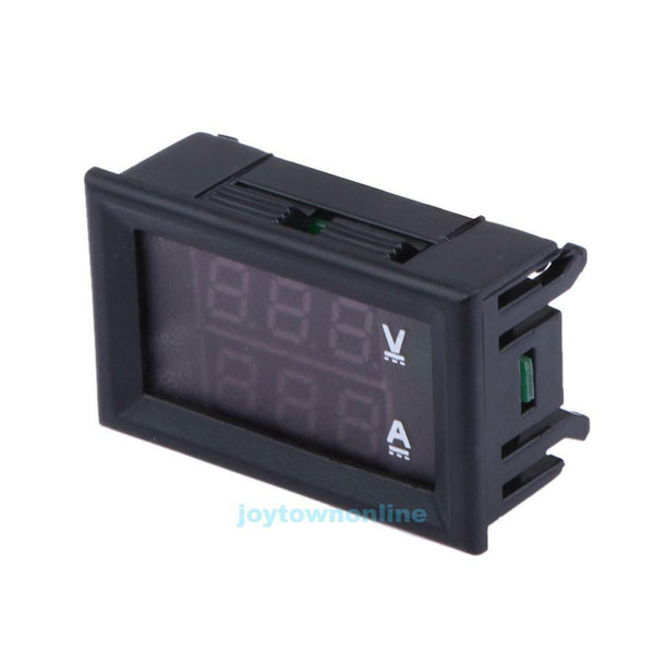 0.28" DC 100V 10A Voltmeter Ammeter Dual Color 3-digits Display Volt Amp Meter