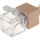 Air Freshener Perfume Bottle Pendant Essential Oils Car Hanging Glass Clips JR