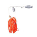 17g freshwater fishing lures hard spinner bait with Jig Hook (red-gray)