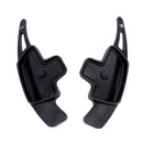 Black Steering Wheel Shift Paddle Blade Shifter Extension Cover for Benz A Class