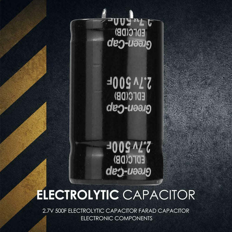 2.7V 500F Electrolytic Capacitor Farad Capacitor Electronic Components 1A Metal