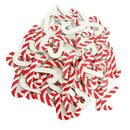100 Pieces Candy Cane Walking Stick Wooden Shapes Ornament Scrapbook