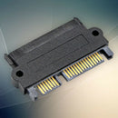 New 7+15 pin SAS to 7+9 pin SATA 180 Degrees Straight Head Adapter Converter