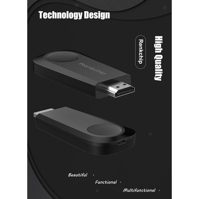 Wireless HDMI Display Receiver Adapter, HD WiFi Streaming Video Receiver for PC