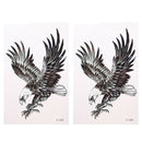 2pcs Eagle Fashion Arm Waterproof Simulation Body Tattoo Stickers A
