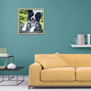 5D DIY Full Drill Diamond Painting Dog Cross Stitch Embroidery Mosaic Kit
