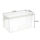 Refrigerator Storage Box Food Container Kitchen Fridge Organizer Freezer Bin