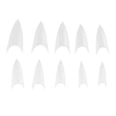 Vip Beauty Shop 500 Clear Sharp Ending Stiletto Acrylic False Nail Art Tips