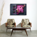 5D DIY Diamond Painting Purple Flower Cross Stitch Mosaic Kit Home Decor