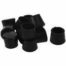 Rubber Chair Feet Legs Leg Foot Ferrules Ferrule 1 Inch 12 Pcs Black