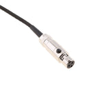 Mini XLR to 3.5mm Jack  Adapter Cable, Female to (1/8 inch) TRS Male Stereo