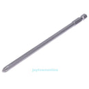 6 pieces Shank 1/4 inch S2 alloy steel 150mm Long Magnetic Hex Screwdriver Bits