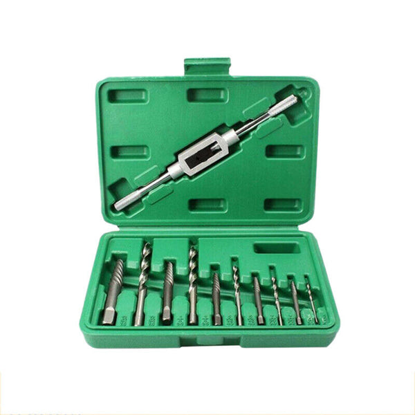 11Pcs Damaged Screw Extractor Set Remove Stripped or Broken Screws Bolt Fas P8S4