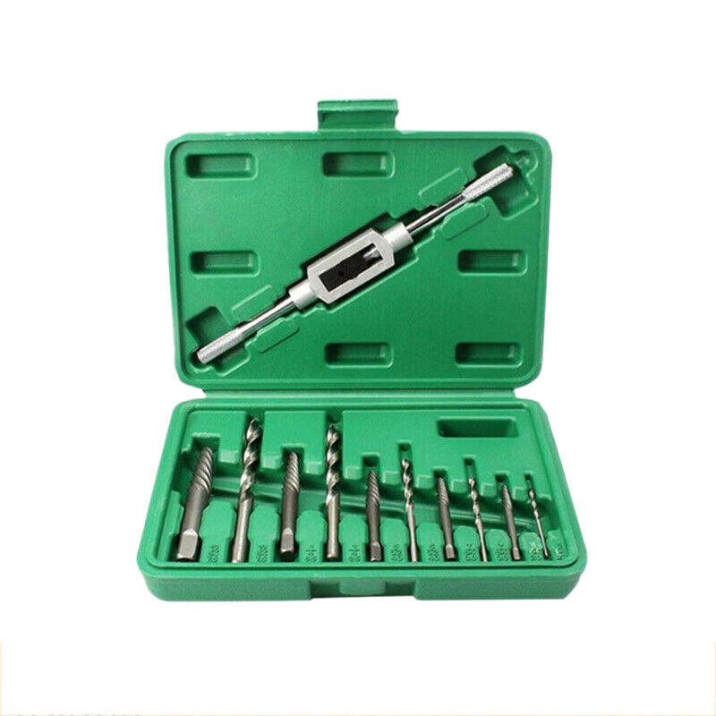 11Pcs Damaged Screw Extractor Set Remove Stripped or Broken Screws Bolt Fas P8S4