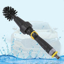 Automatic Scrubber Cleaning Brush W/ 2 Brush Heads, Car Wheel Tire Rim Brush