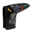 Waterproof PU Leather Golf Blade Putter Head Cover Club Magnetic Protector