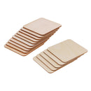 15x Wooden Square Shape Unfinished Wood Craft Blanks Squares DIY 80 /120mm