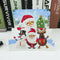 Santa Claus 5D DIY Special Shape Part Drill Diamond Greeting Card (HK204)