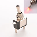 Red LED Lighted Toggle Switch Rocker 12V 20A ON OFF Car Truck ATV Airplane JR