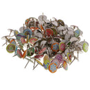 50 Pack Decorative Pushpins, Cork Board Tacks, Bulletin Board Tacks, Thumb Tack