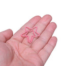Paperclips 24 pieces in PVC case star