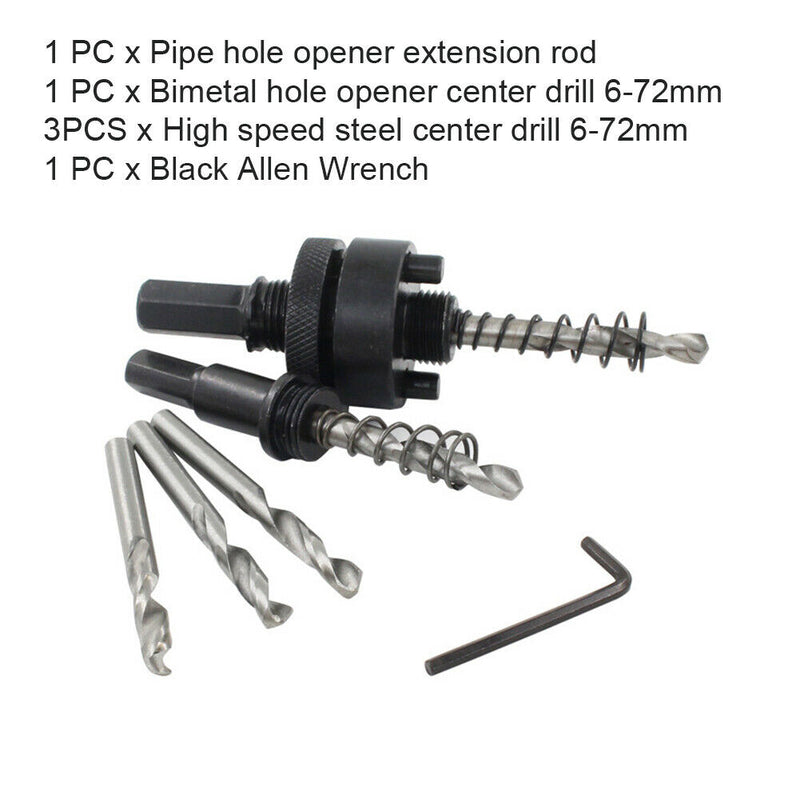 6pcs/set accessories multifunctional high-speed steel countersunk bit set