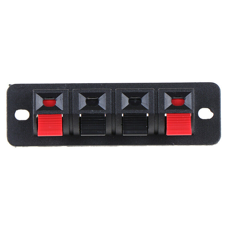 2Pcs 4 Positions Spring Connector Terminal Audio Speaker Terminals Wiring Cli Cy