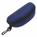 Protective Moulded Sunglasses and Reading Glasses Case Dark Blue Zipped Y2R6