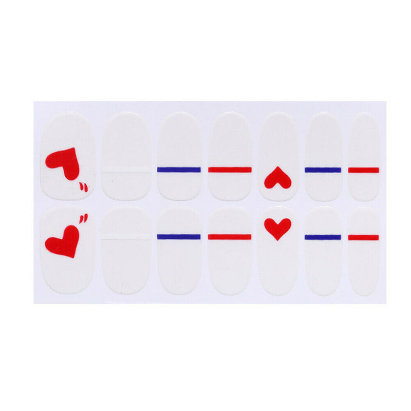 DIY Full Nail Stickers Nail Art Waterproof Beauty Nail Decals (qf426)