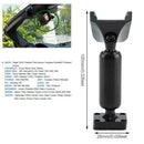 1Pc Black ABS Rear View Mirror Mounting Brackets For Buick 100MM*25MM*28MM QMI