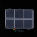 Braille 6 Compartment Pill Vitamin Box Medicine Storage Organizer Container Case