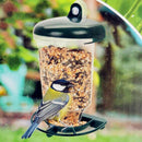 Clear Plastic Window Bird Feeder Automatic Feeding Suction Up Wild Bird Feeding