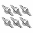 6pcs CY-16B 5/8-inch Bearing Steel Roller Ball Flange Conveyor Transfer Uni